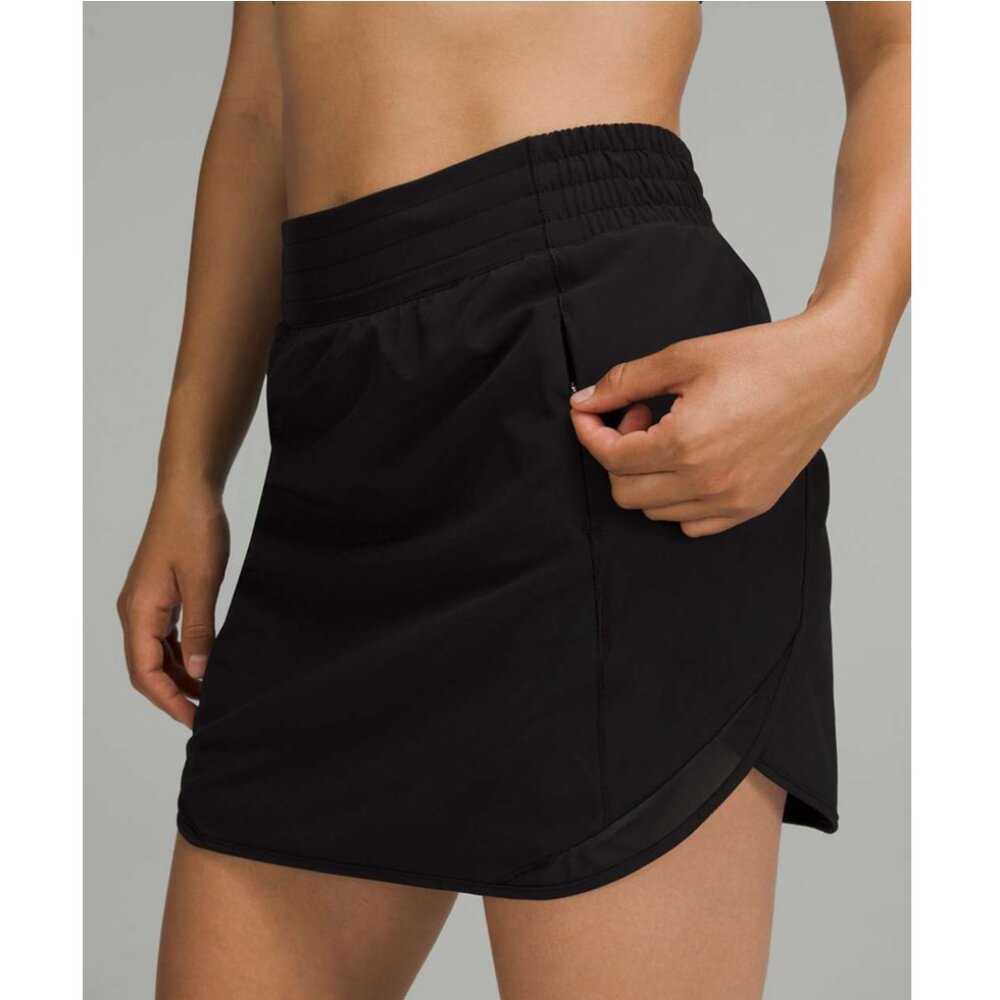 lululemon athletica Black Mini Skirt